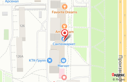 Магазин Сантехмаркет в Кирове на карте
