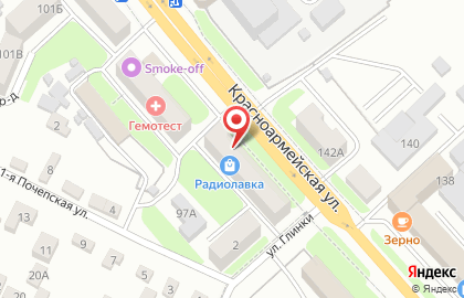 Агентство недвижимости Мегаполис на Красноармейской улице на карте