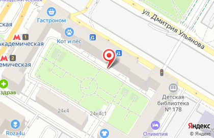 Room Service на улице Дмитрия Ульянова на карте