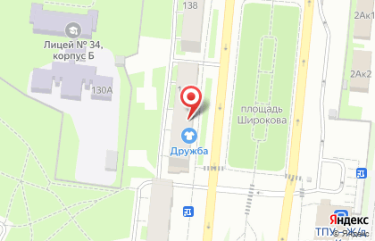 Супермаркет Магнит на Никитской улице на карте