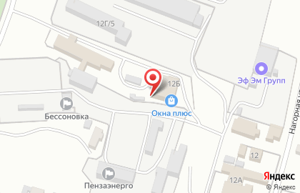 СТО Нагорная на карте