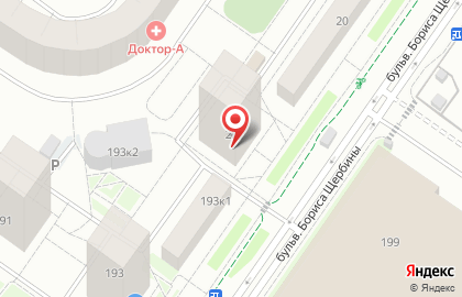 Агентство недвижимости Юнидом на бульваре Бориса Щербины на карте