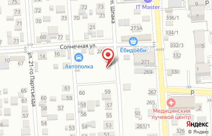Автомойка на ул. Шпака, 63 на карте