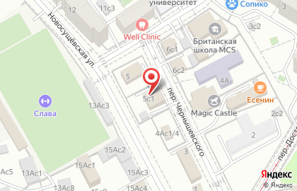 Производственное объединение АРКАТ на переулке Чернышевского на карте