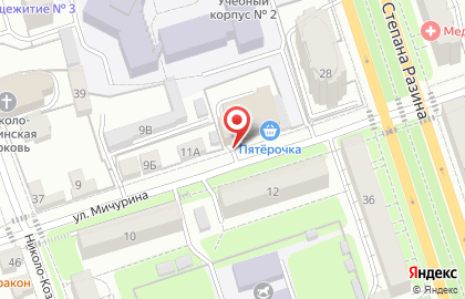 Офисный центр М11 на карте
