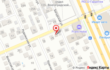 Шиномонтажная мастерская в Дзержинском районе на карте