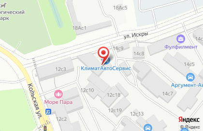 Автосервис KlimatAutoServis в Бабушкинском районе на карте