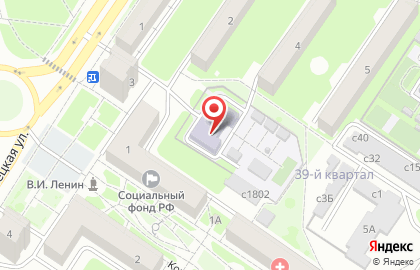Детский сад Теремок, детский сад №1 в Междуреченске на карте