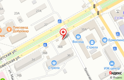 Магазин профессиональной косметики Profi на Советской улице на карте