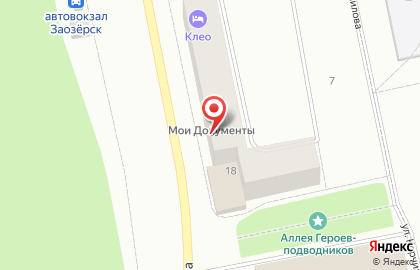 Мои документы на улице Ленинского Комсомола на карте