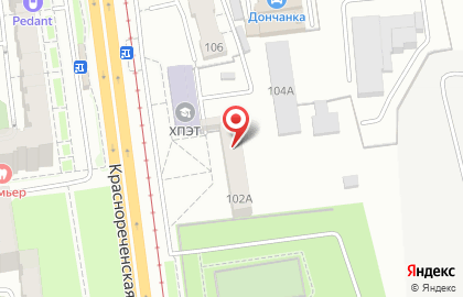 Общежитие Профессиональное училище №6 на Краснореченской улице на карте