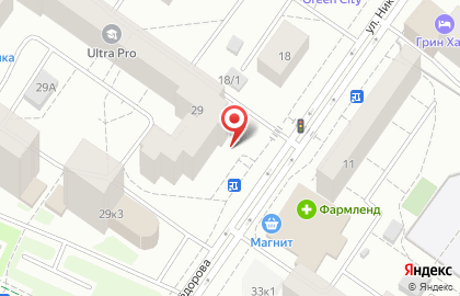 Цветочная мастерская 25роз.рф на Широтной улице на карте