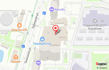 Перекресток в Мытищах на карте