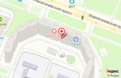 Торгово-сервисная компания на Новоясеневском проспекте на карте