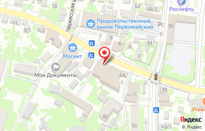 Отель Ника в Пятигорске на карте