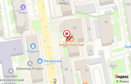 Маникюрный кабинет на Первомайской улице на карте