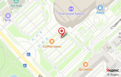 Киоск по продаже фастфудной продукции Coffee Town на улице Дикопольцева на карте
