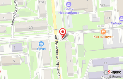 Мини-пекарня Единство на улице Римского-Корсакова на карте