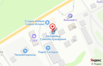 Автомойка самообслуживания САМ на улице Горького на карте