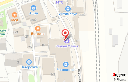 Сервисный центр iPhoneMania на Товарной улице на карте
