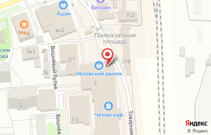 Магазин зоотоваров и товаров для сада на Товарной улице на карте