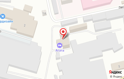 Гостиница Агата на улице Ленинградской на карте
