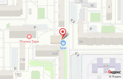 Супермаркет Spar на улице Захаренко на карте