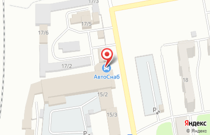 Магазин автотоваров АвтоСнаб в Ленинск-Кузнецком на карте