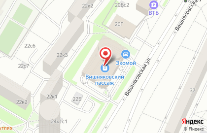 Перекресток на Выхино на карте