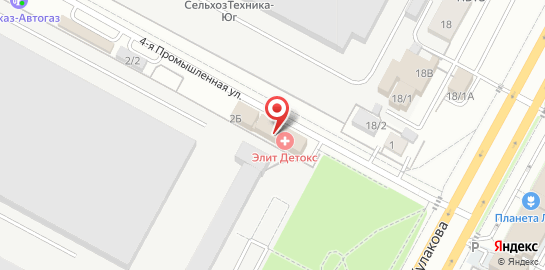 Клиника Элит Детокс на карте