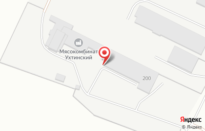 Ухтинский, мясокомбинат на карте