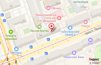 Телекоммуникационная компания МТС на проспекте Ленина на карте