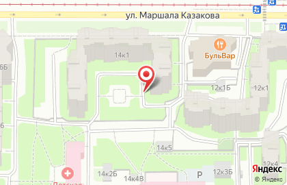 Тсж Казакова на карте