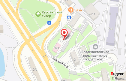 Владивостокская детская поликлиника № 3 в Камском переулке на карте