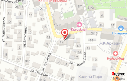 Шиномонтажная мастерская в Астрахани на карте