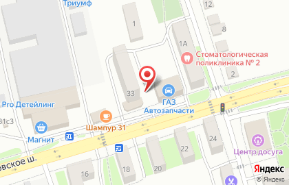 Сеть водоматов Аквабар на Михайловском шоссе на карте