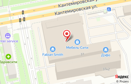 Салон мебели Мебель Москва на Кантемировской улице на карте