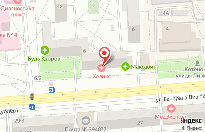 Центр зрения ОКО на улице Генерала Лизюкова на карте