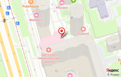 Гирлянда на Выборгском шоссе на карте