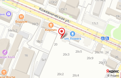 Хостелсити на Кожевнической улице на карте
