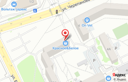 Магазин Красное & Белое в Екатеринбурге на карте