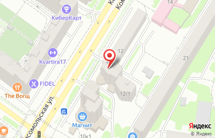 Телекоммуникационная компания Кристалл в Советском районе на карте