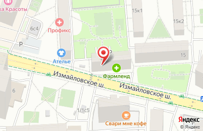 Магазин Цветыш на Измайловском шоссе на карте