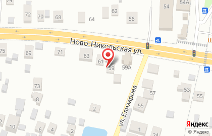 БАКО на Ново-Никольской улице на карте