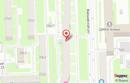 Студия красоты Александрина на Варшавской улице на карте