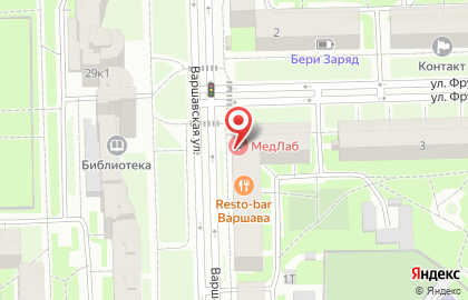 Медицинский центр МедЛаб в Московском районе на карте