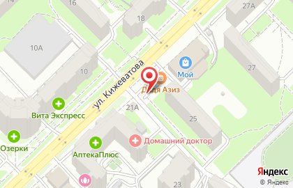 Мастерская Шиномонтаж58 в Первомайском районе на карте