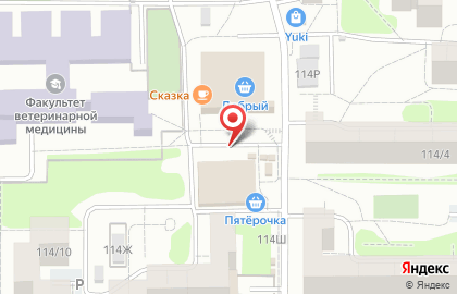 Киоск по продаже кондитерских изделий в Центральном районе на карте