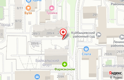 Куш на Байкальской улице на карте