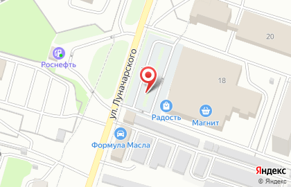 СтандарТ, офис продаж на улице Луначарского на карте